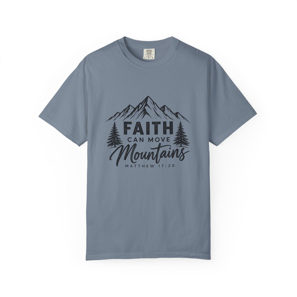 Faith Can Move Mountains T-Shirt — Christian Mountain Graphic Tee