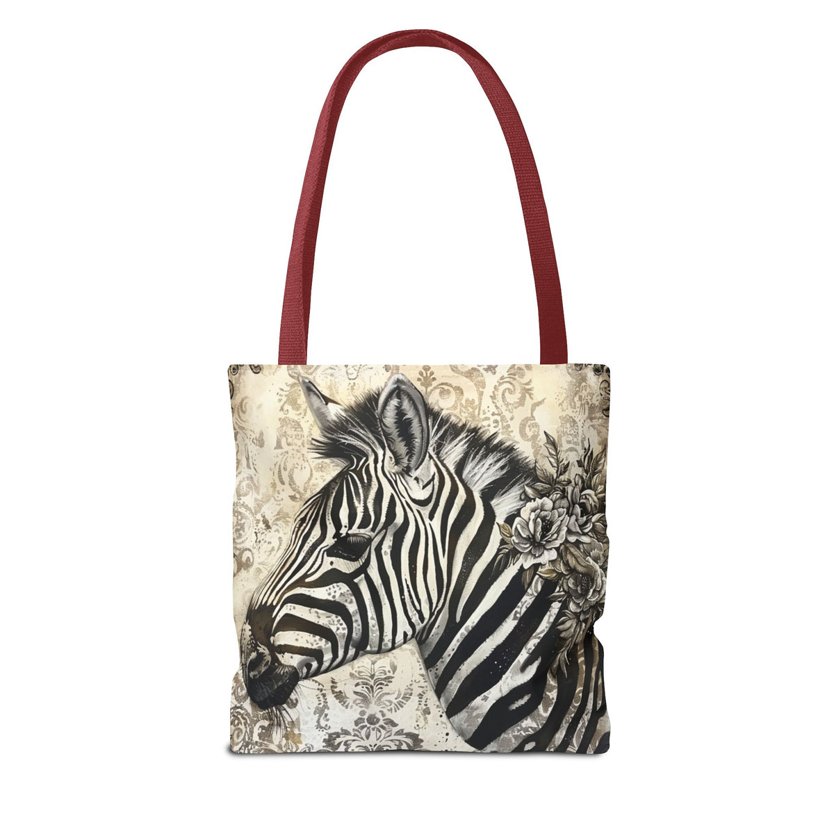 Victorian Style Zebra Tote Bag (AOP)