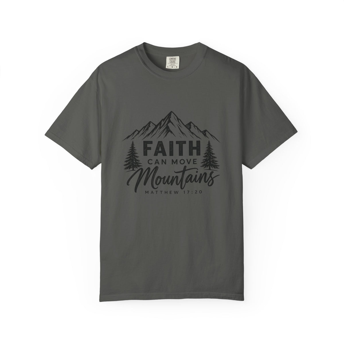 Faith Can Move Mountains T-Shirt — Christian Mountain Graphic Tee