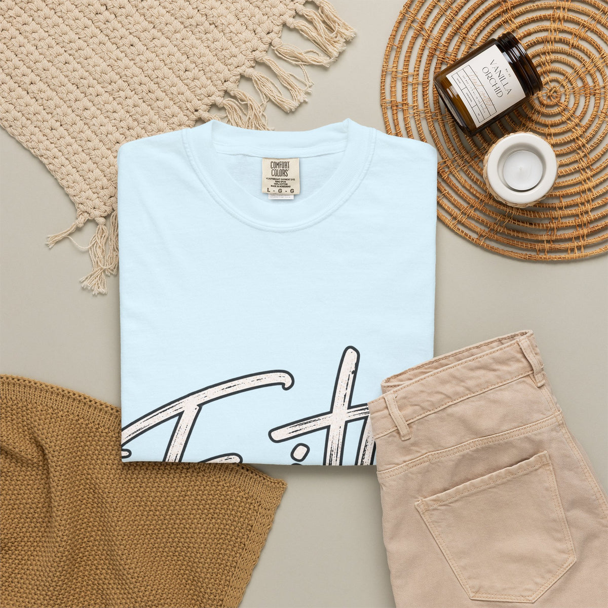 Faith Script T‑Shirt — "With God All Things Are Possible" (Matthew 19:26)