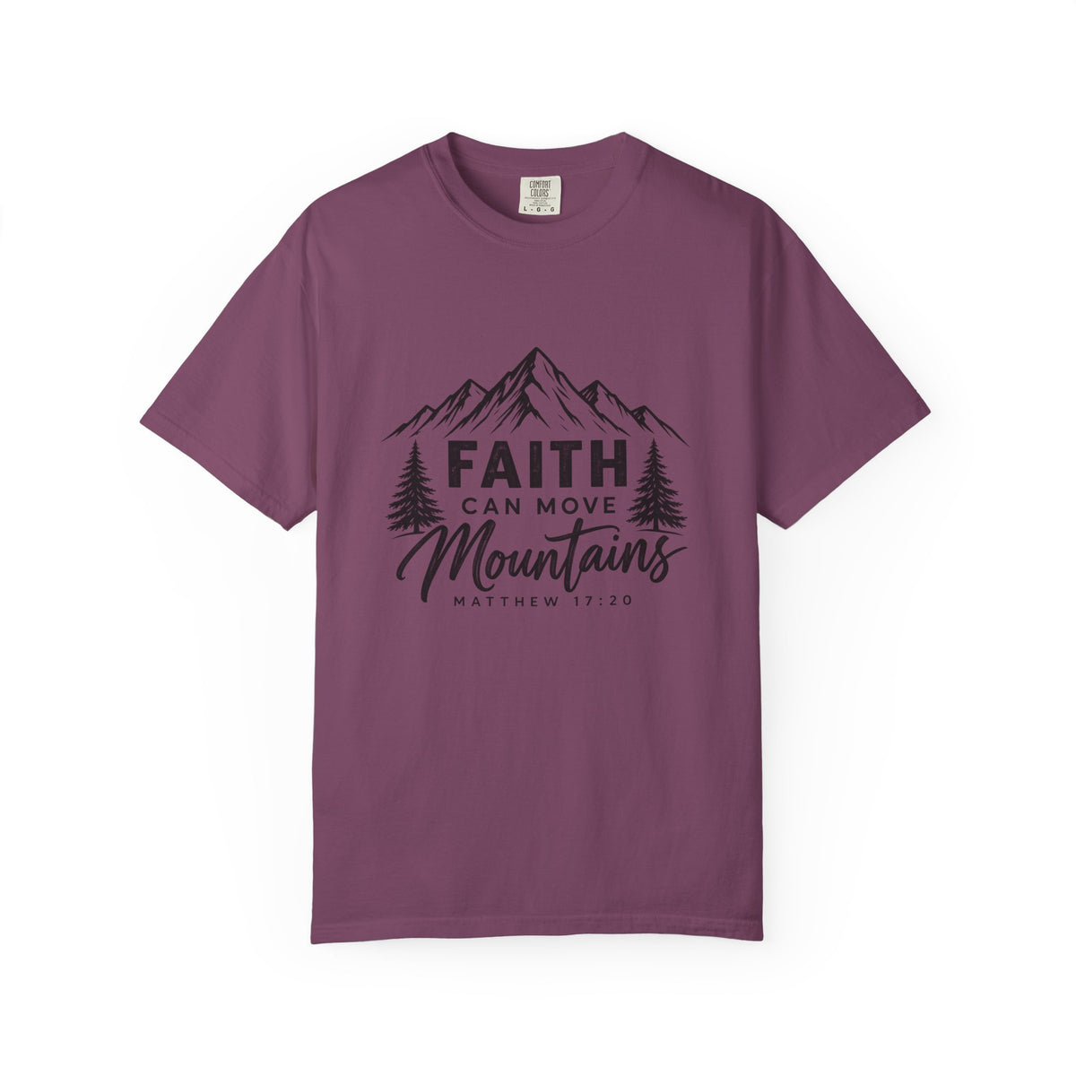 Faith Can Move Mountains T-Shirt — Christian Mountain Graphic Tee