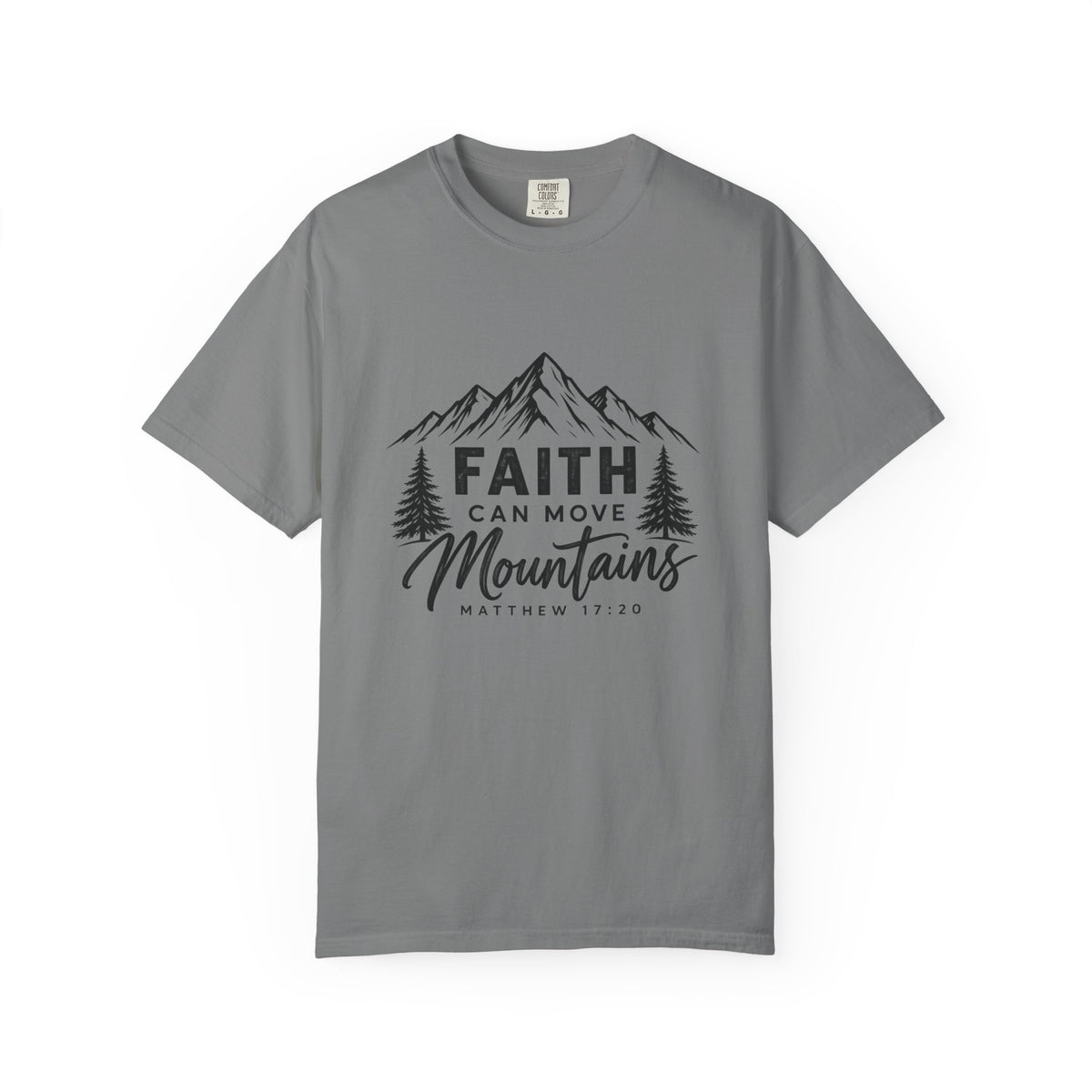Faith Can Move Mountains T-Shirt — Christian Mountain Graphic Tee