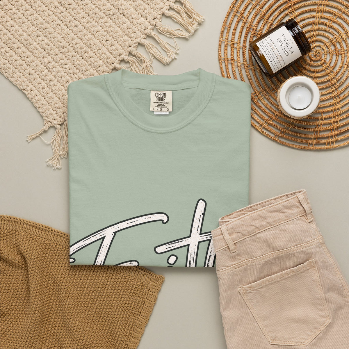 Faith Script T‑Shirt — "With God All Things Are Possible" (Matthew 19:26)