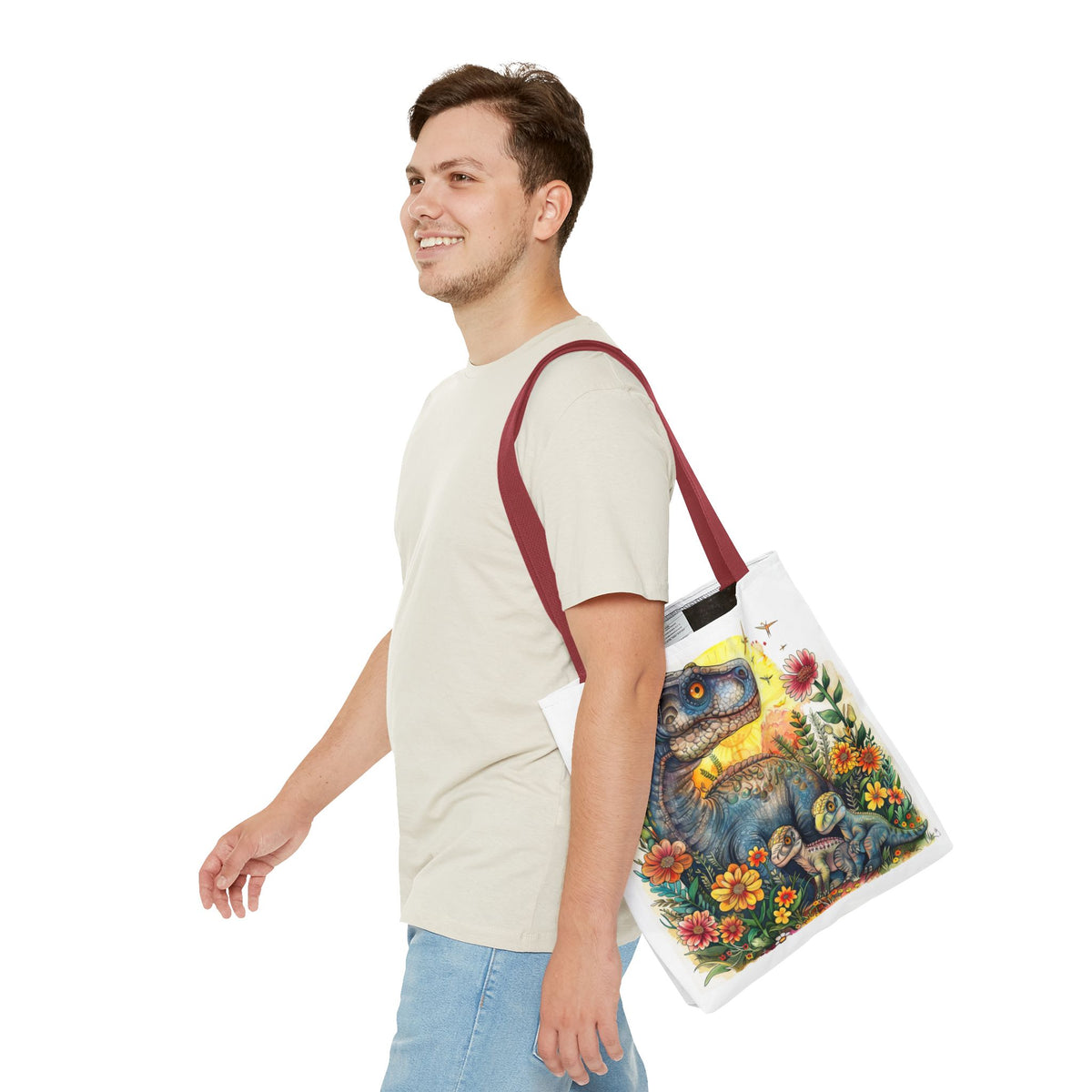Dinosaur Family Tote Bag