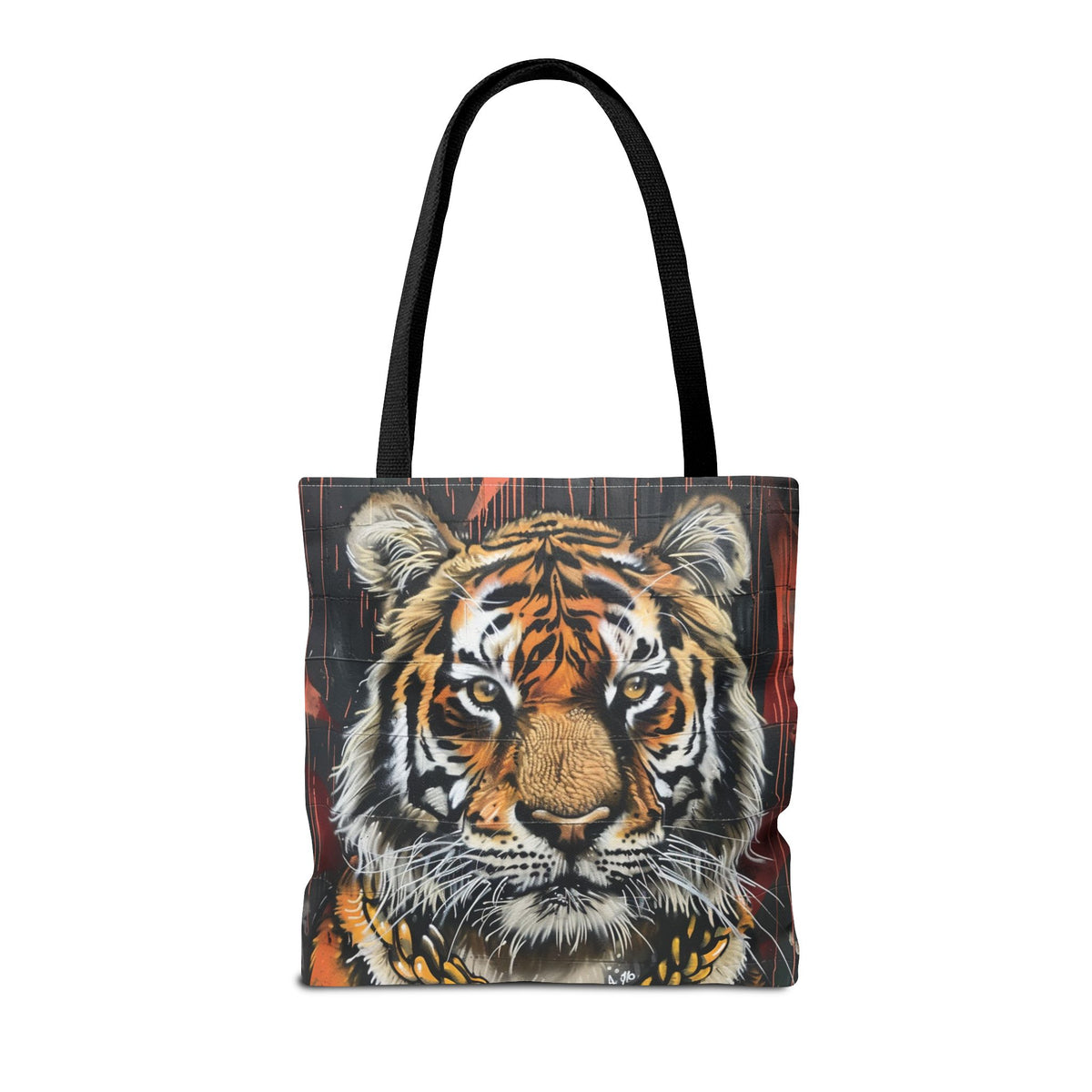 Graffiit Tiger Head Tote Bag