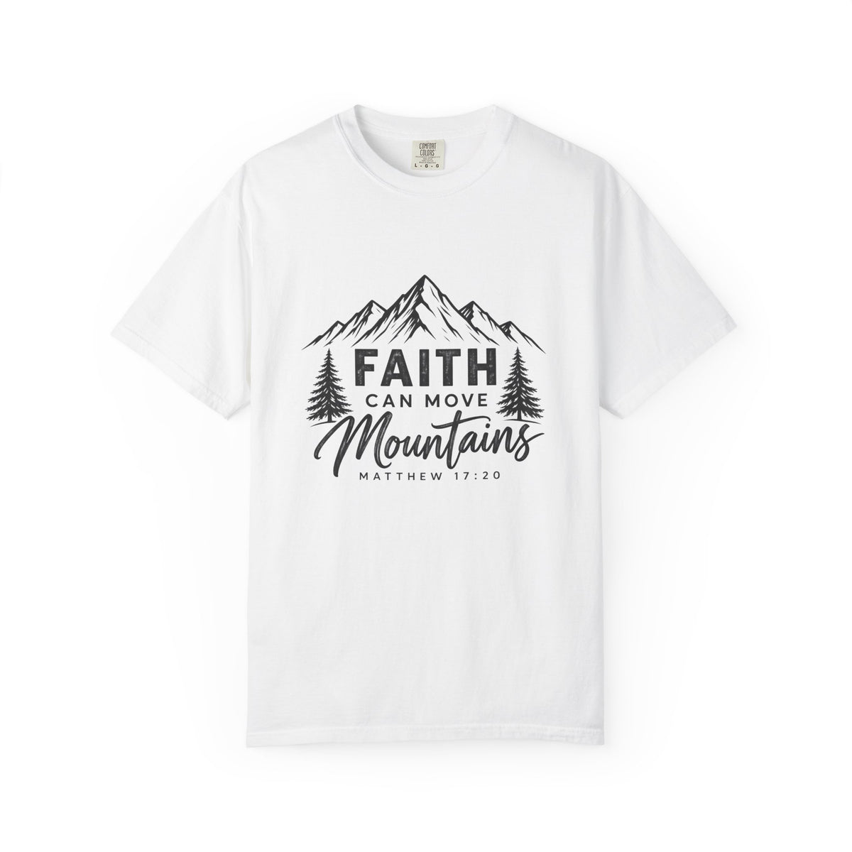 Faith Can Move Mountains T-Shirt — Christian Mountain Graphic Tee