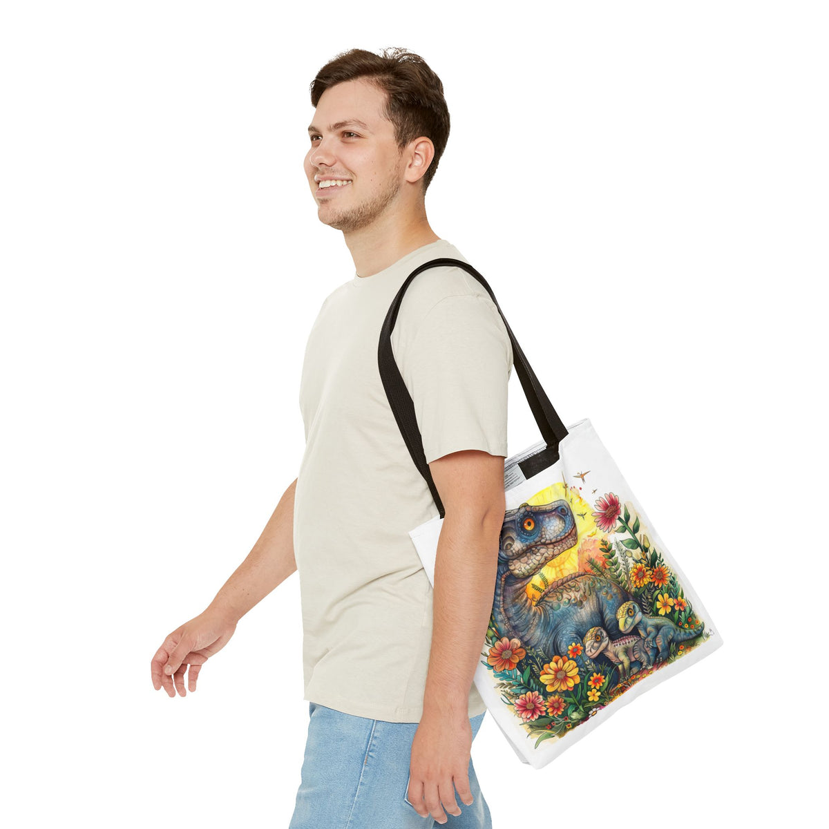 Dinosaur Family Tote Bag