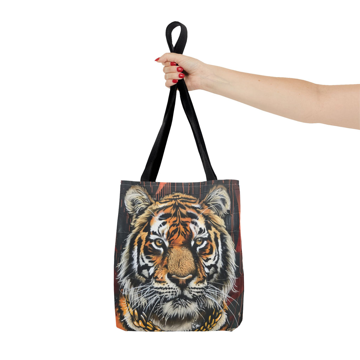 Graffiit Tiger Head Tote Bag