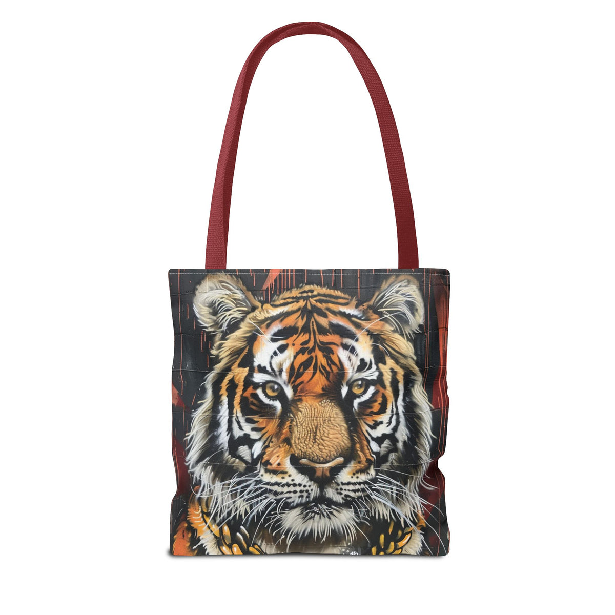 Graffiit Tiger Head Tote Bag