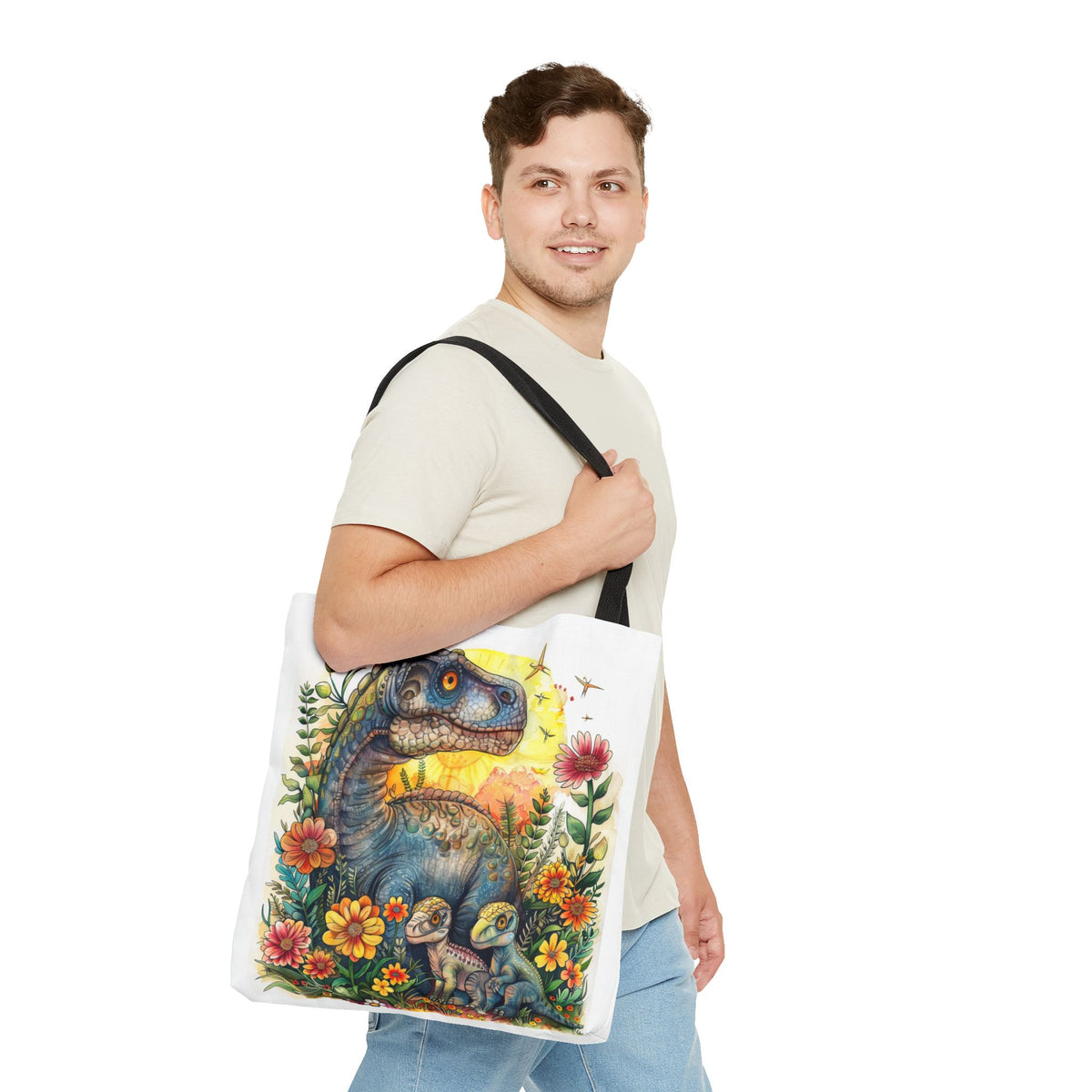 Dinosaur Family Tote Bag