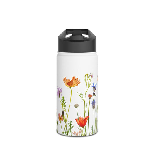 Wildflowers Stainless Steel Water Bottle, Standard Lid