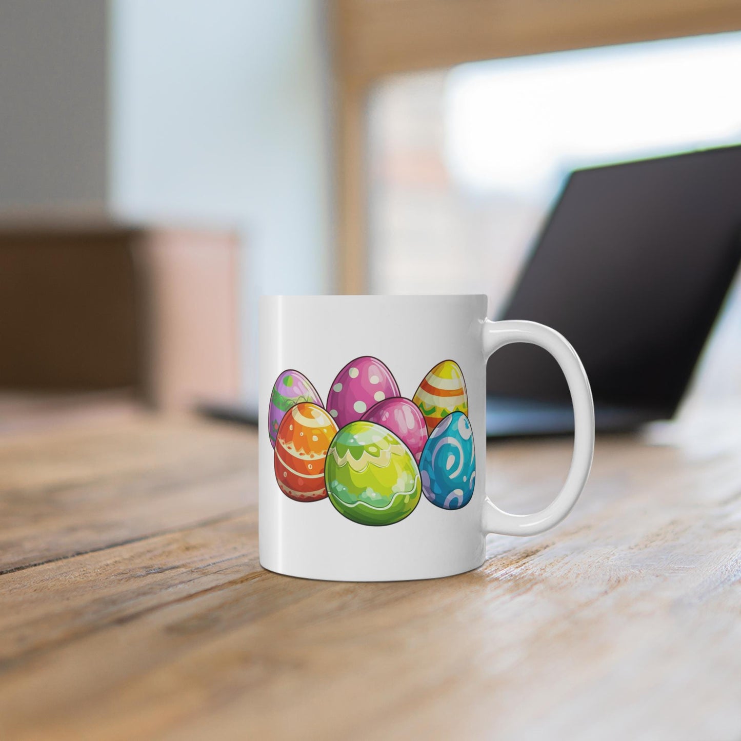 Easter Bunny Ceramic Mug: Spring Holiday Drinkware