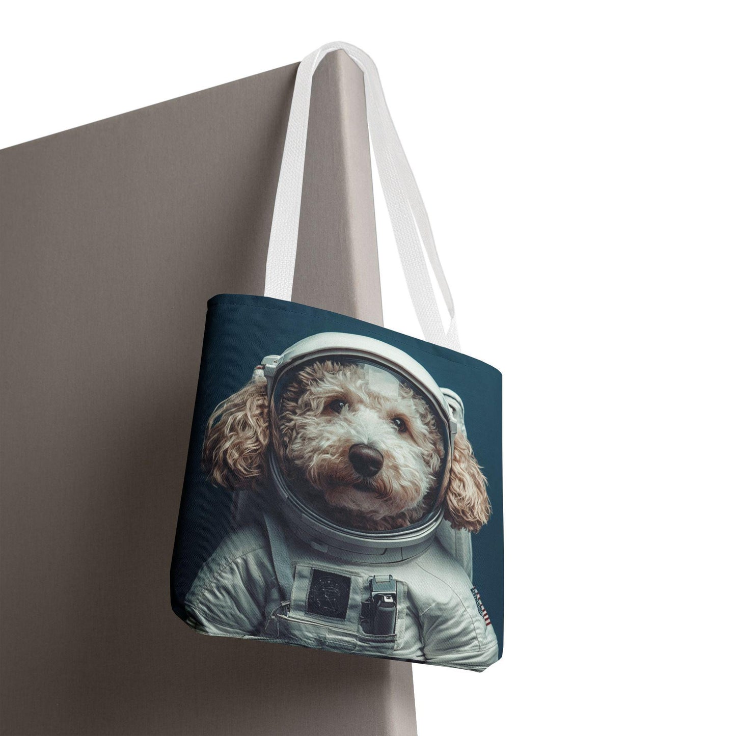 Astronaut Goldendoodle Tote Bag: Space Dog Lover Carryall
