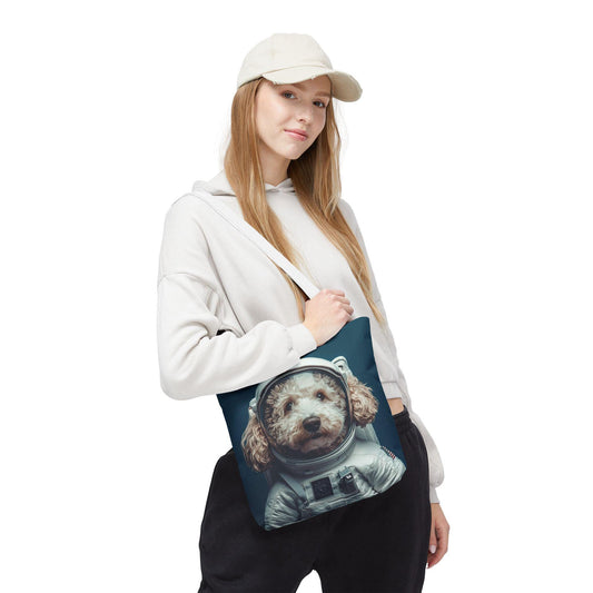 Astronaut Goldendoodle Tote Bag: Space Dog Lover Carryall