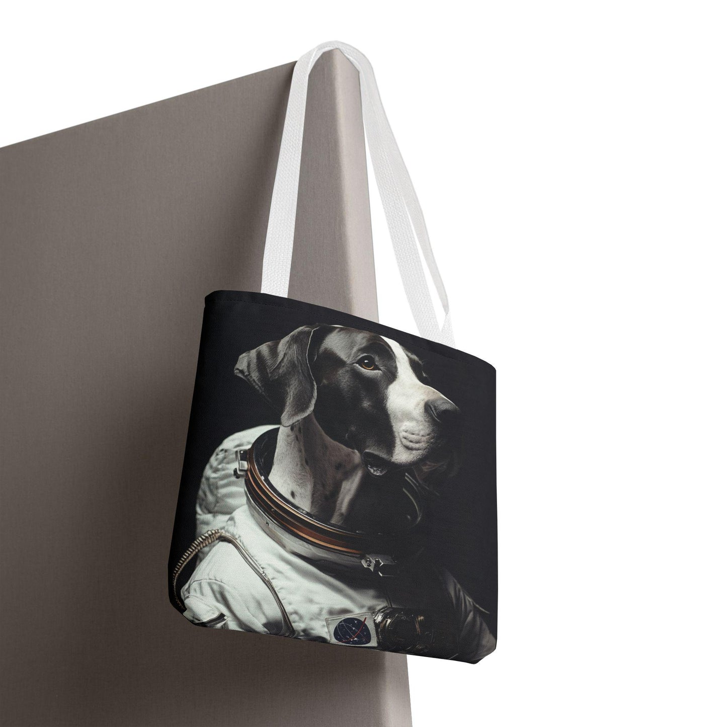Great Dane Astronaut Tote Bag - Space Dog Lover Carryall