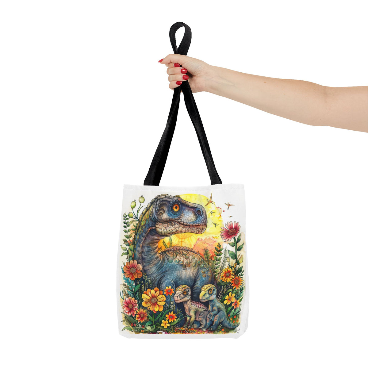 Dinosaur Family Tote Bag