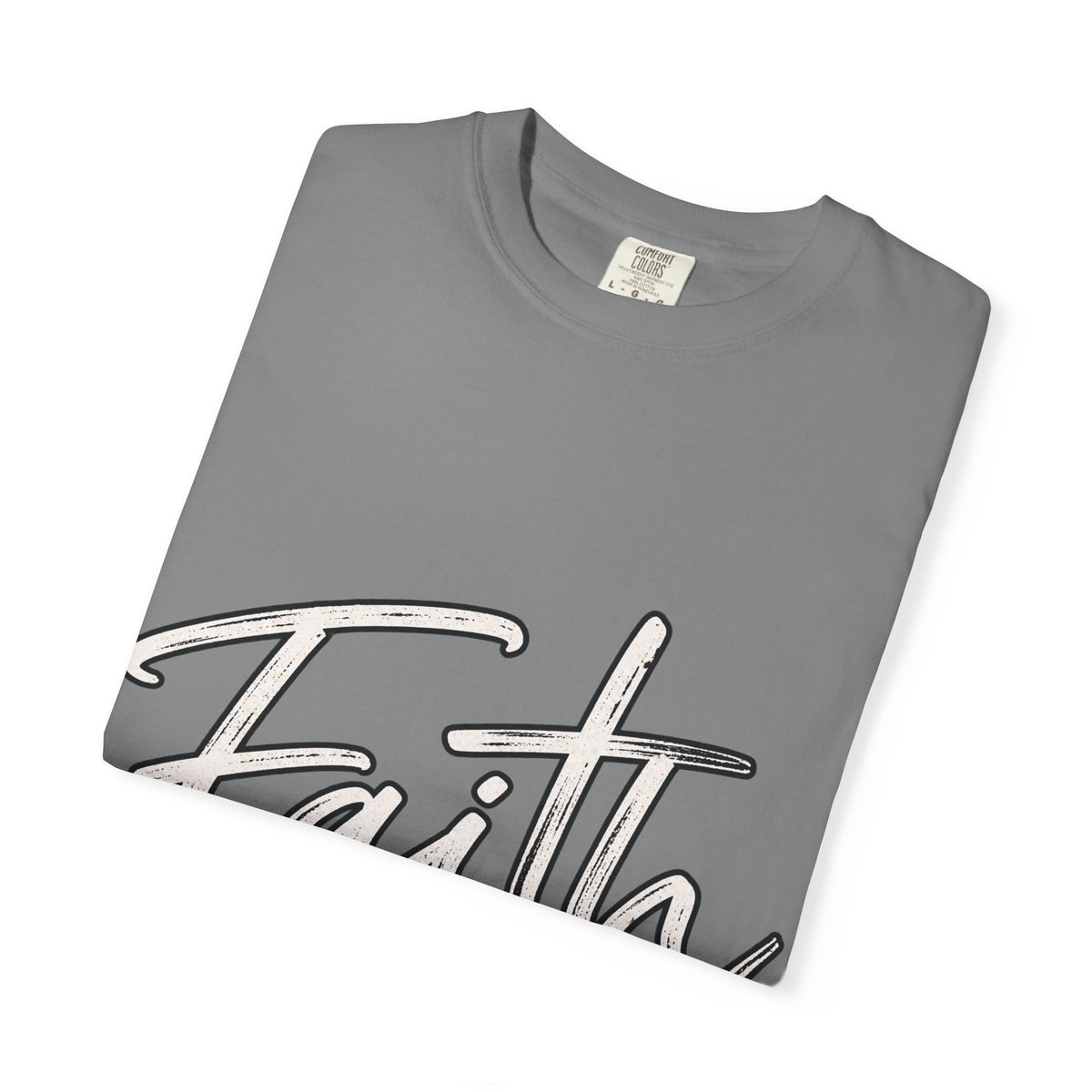 Faith Script T‑Shirt — "With God All Things Are Possible" (Matthew 19:26)