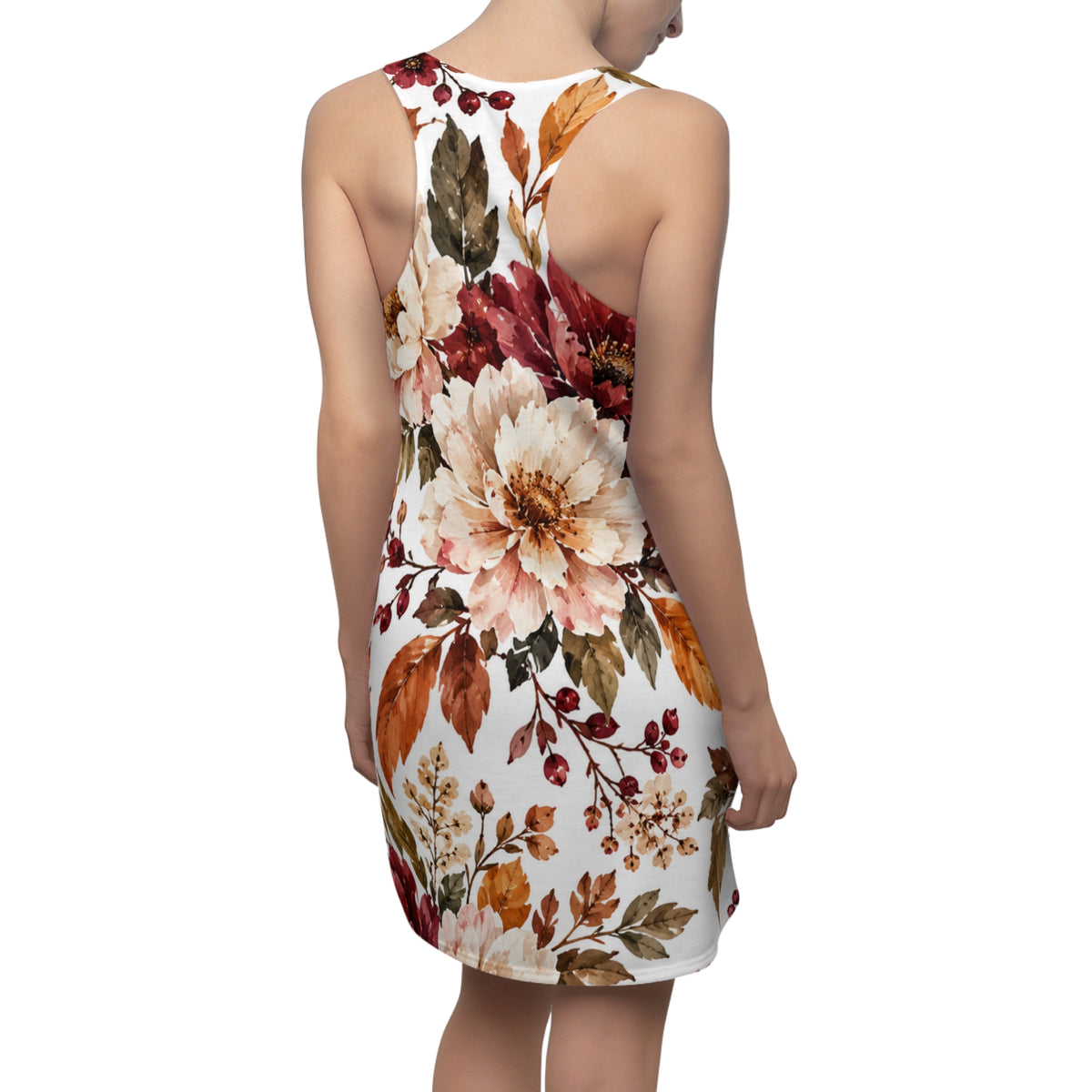 Women's Cut & Sew Racerback Dress (AOP)