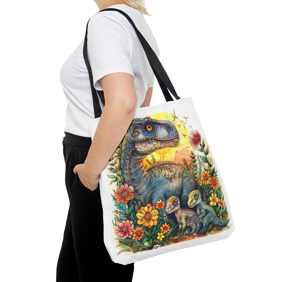 Dinosaur Family Tote Bag