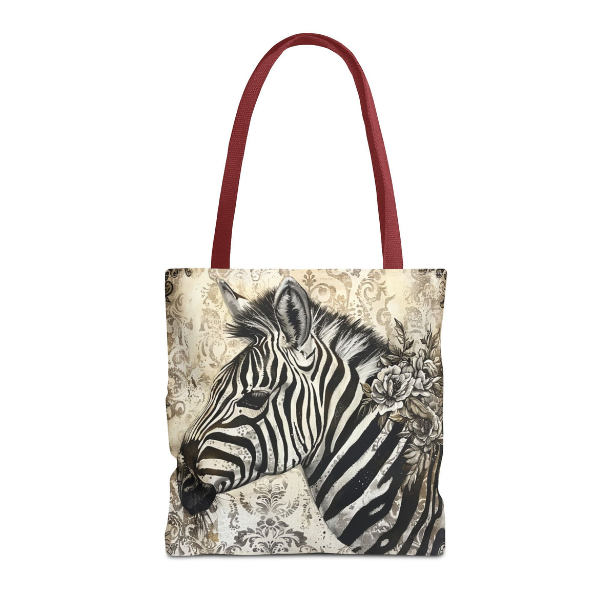 Victorian Style Zebra Tote Bag (AOP)