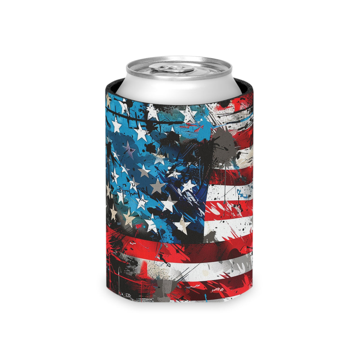 Patriotic Pride Can Cooler - Koozie - Fourth of July - 4th of July