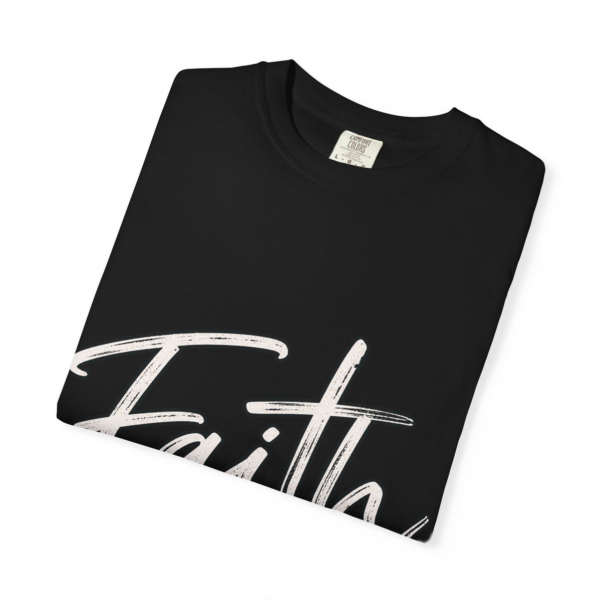 Faith Script T‑Shirt — "With God All Things Are Possible" (Matthew 19:26)