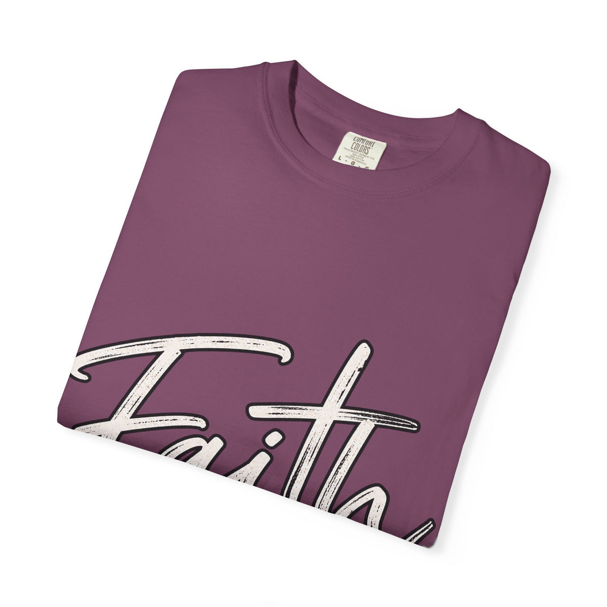 Faith Script T‑Shirt — "With God All Things Are Possible" (Matthew 19:26)