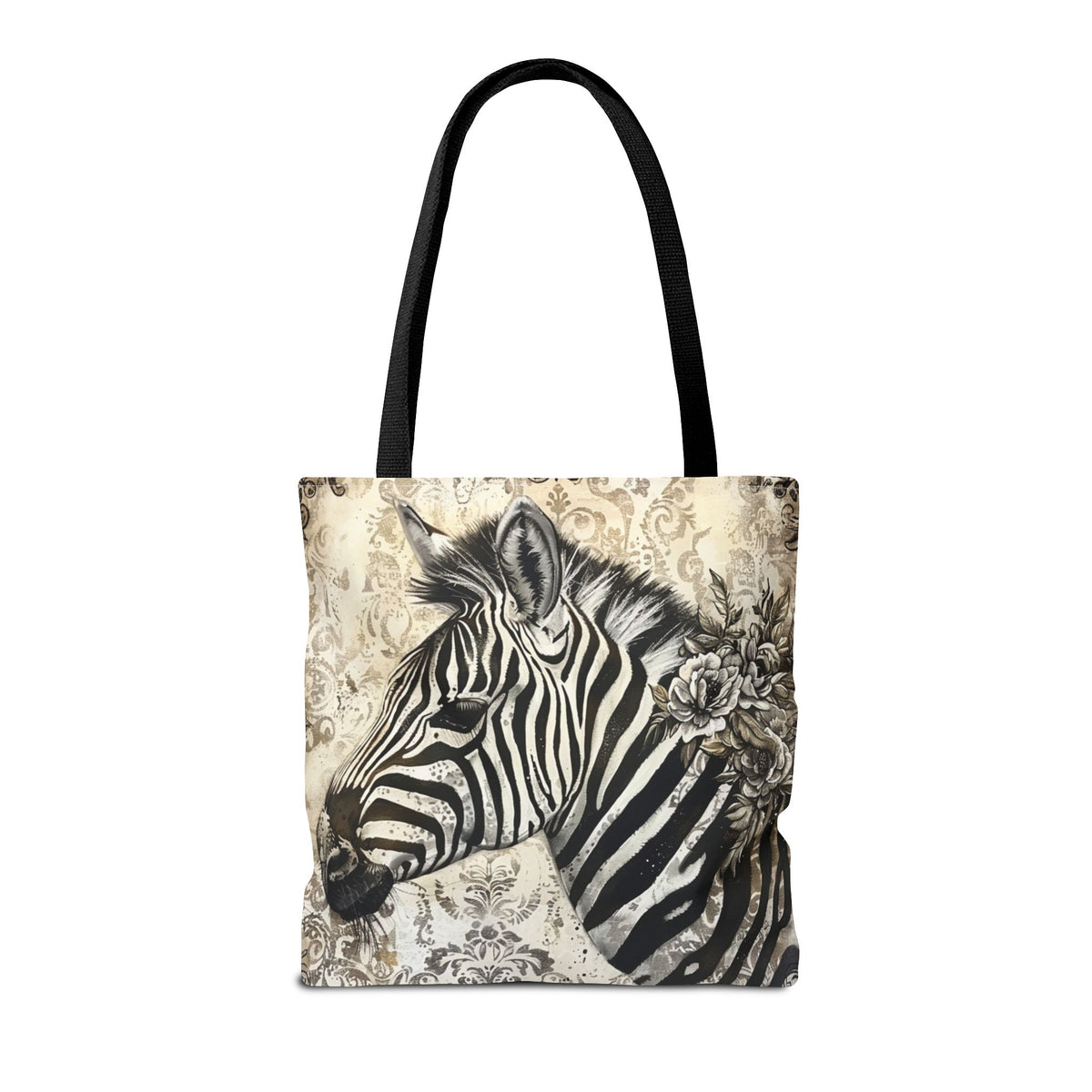 Victorian Style Zebra Tote Bag (AOP)