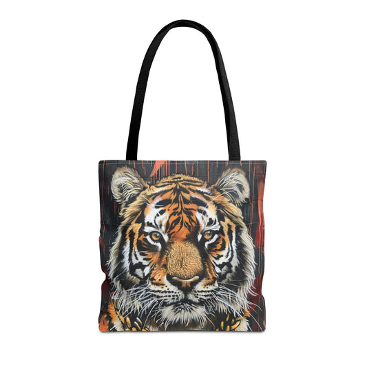 Graffiit Tiger Head  Tote Bag