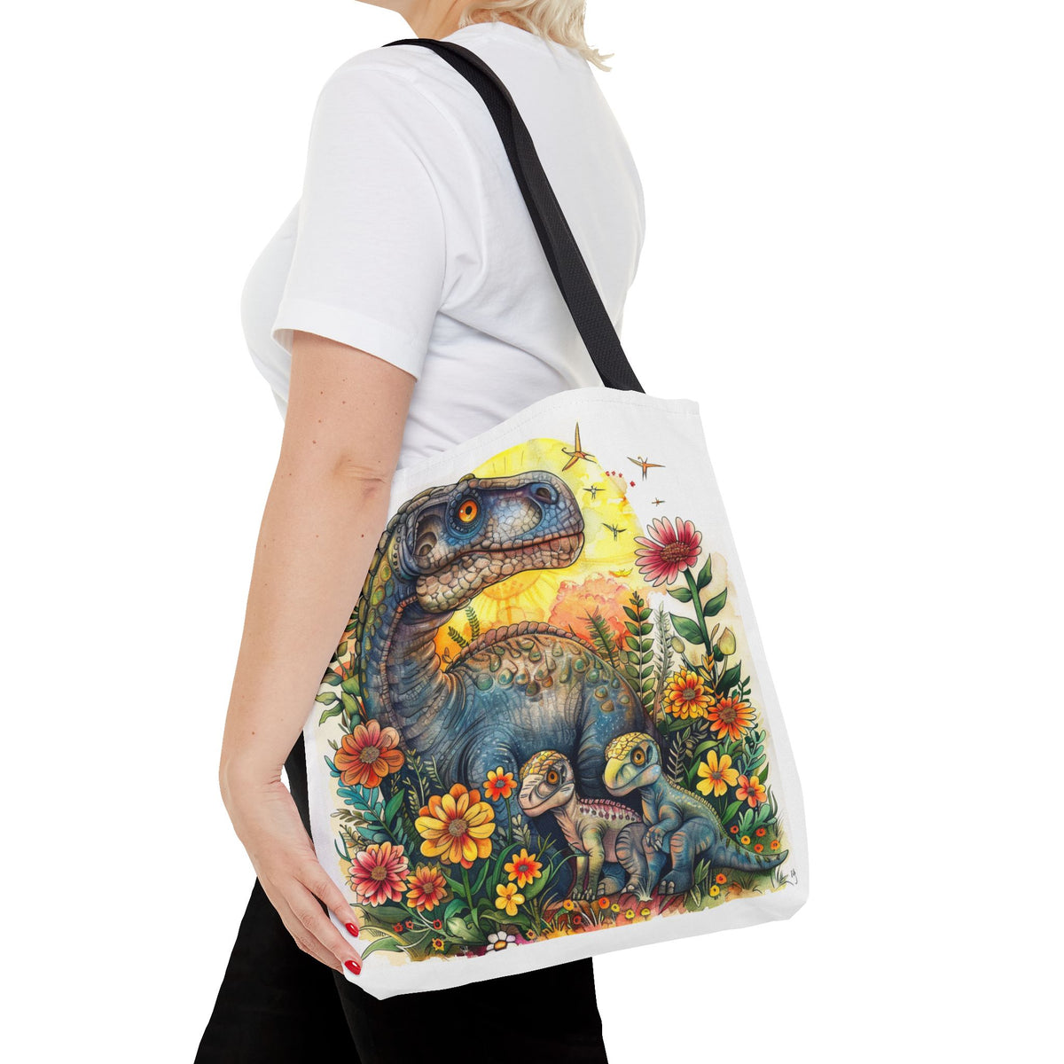 Dinosaur Family Tote Bag