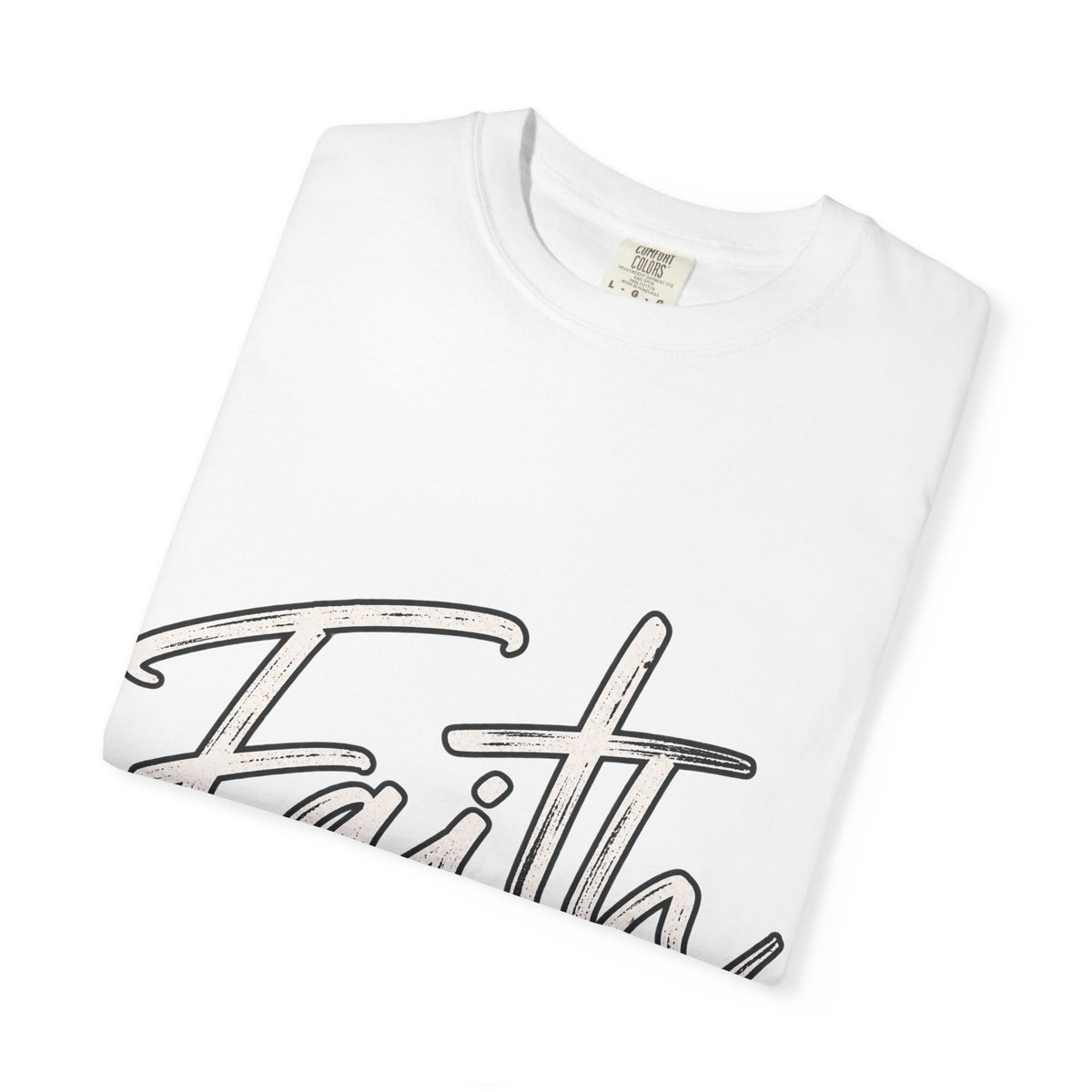 Faith Script T‑Shirt — "With God All Things Are Possible" (Matthew 19:26)