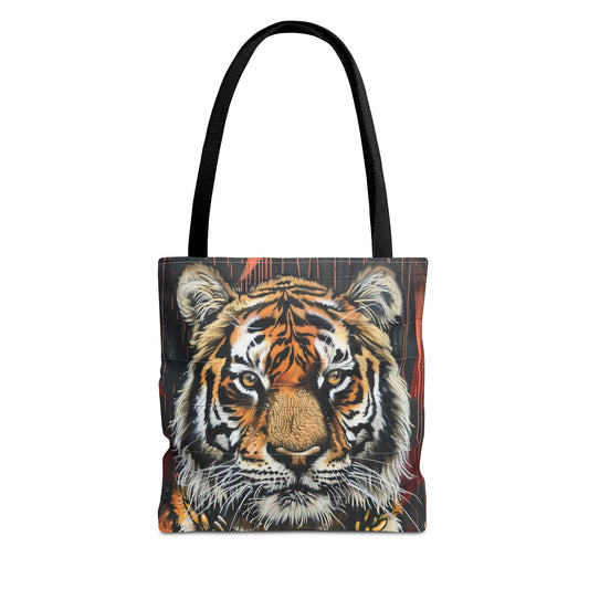 Graffiit Tiger Head  Tote Bag