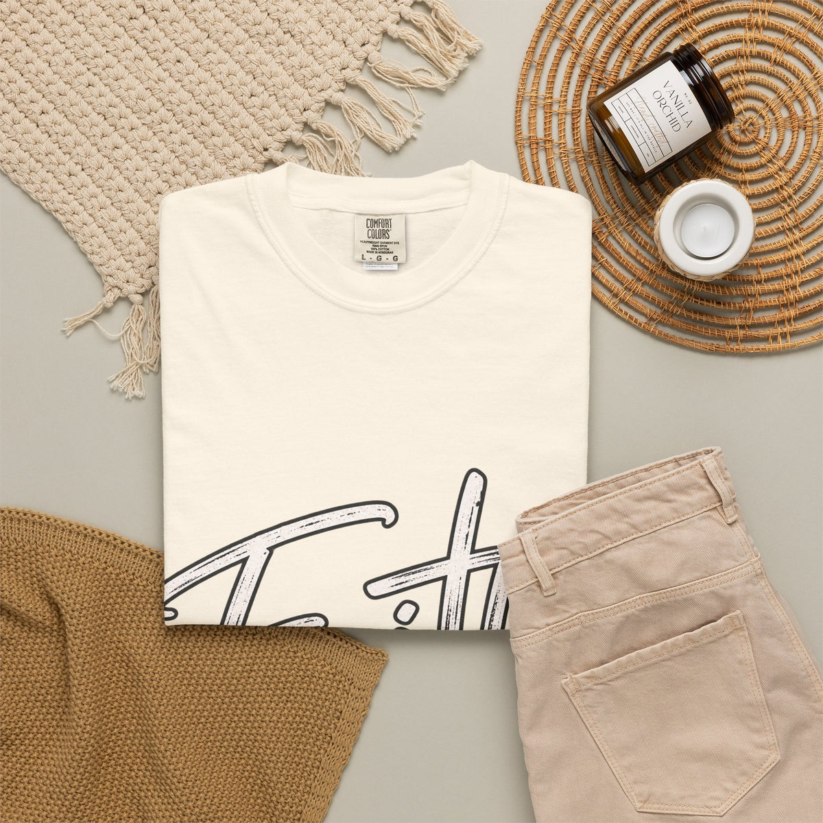 Faith Script T‑Shirt — "With God All Things Are Possible" (Matthew 19:26)