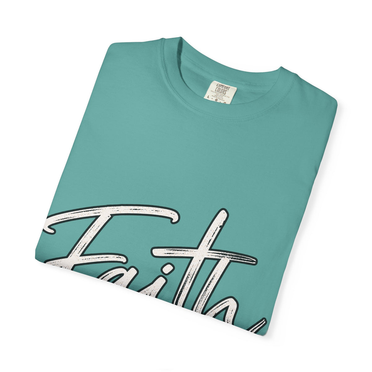Faith Script T‑Shirt — "With God All Things Are Possible" (Matthew 19:26)