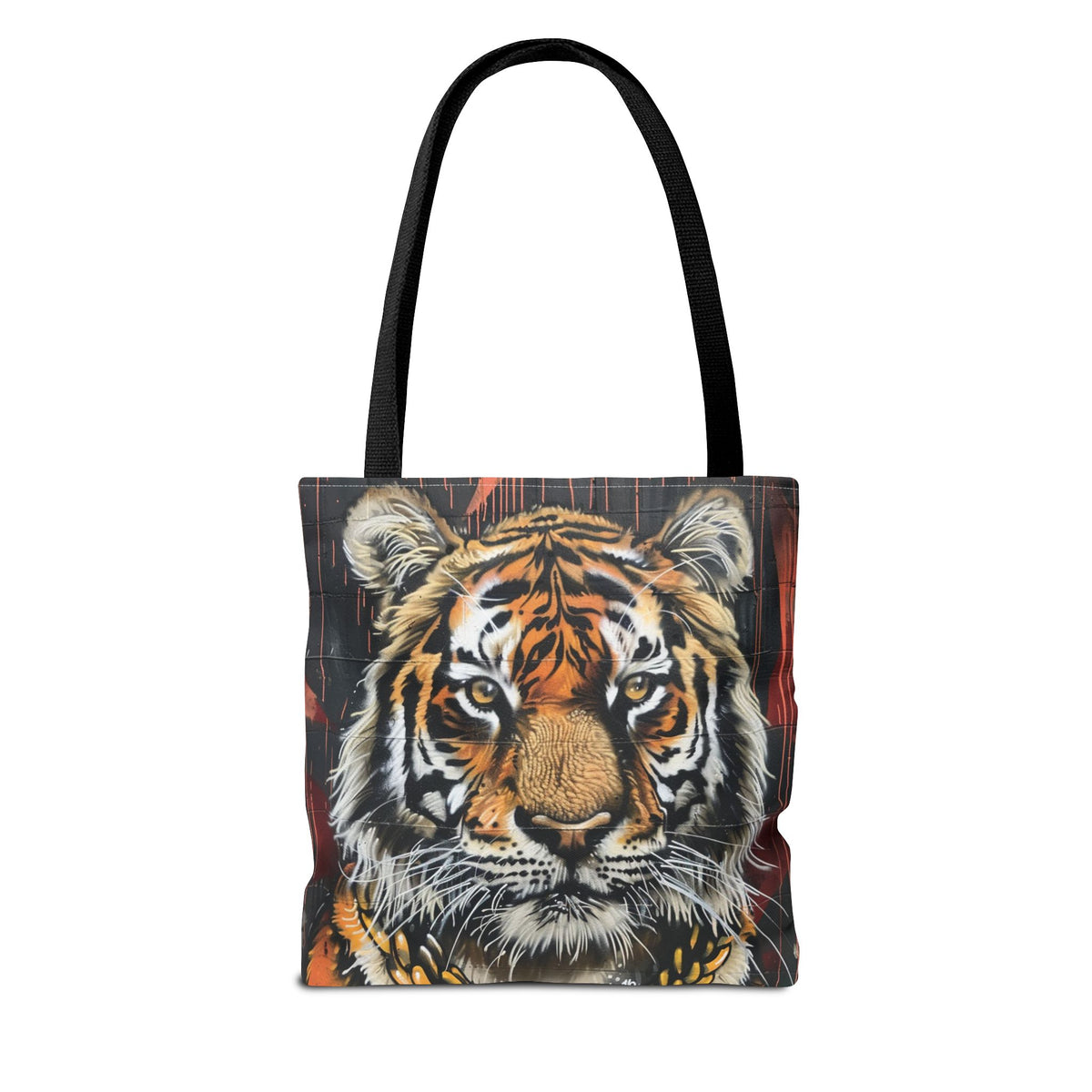 Graffiit Tiger Head  Tote Bag