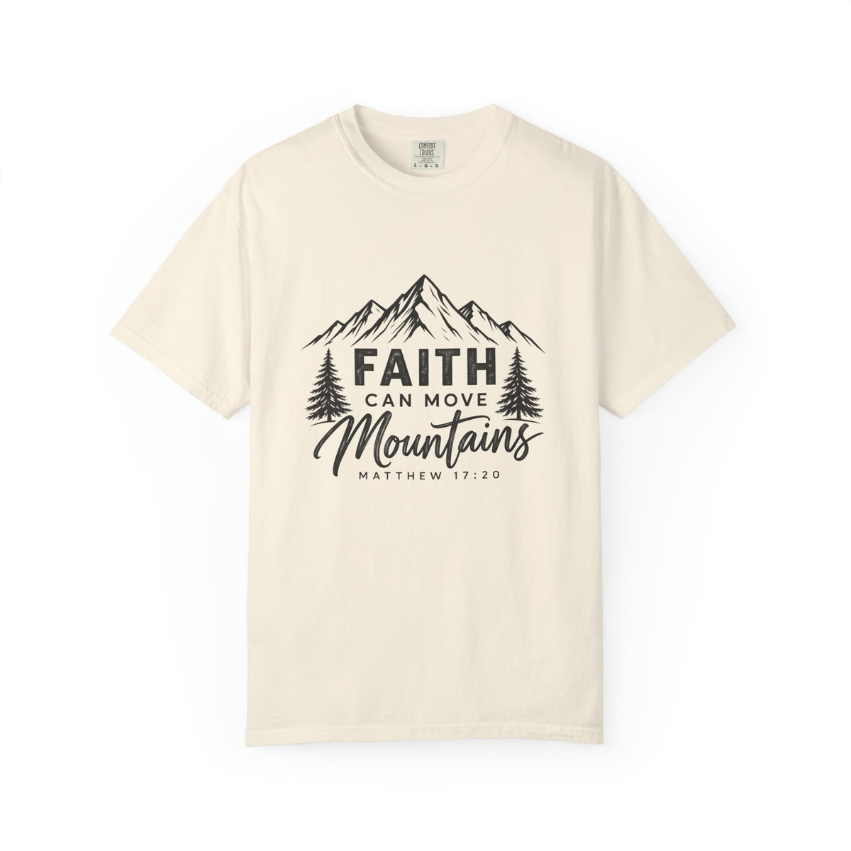 Faith Can Move Mountains T-Shirt — Christian Mountain Graphic Tee