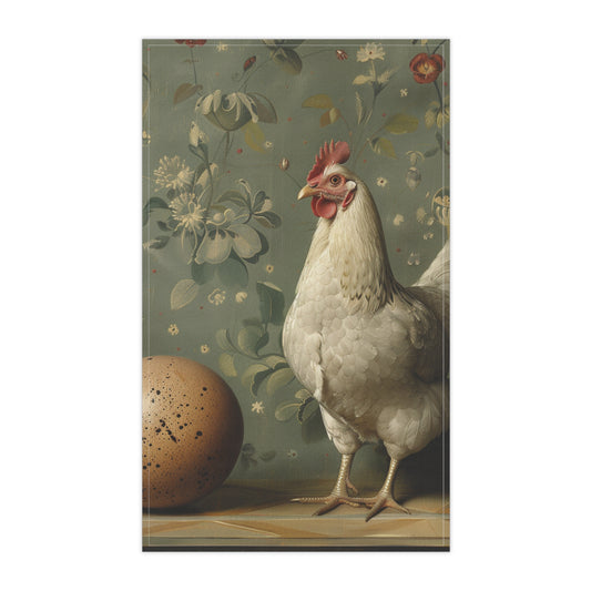 Farmhouse Modern Chicken and an Egg Kitchen Towel