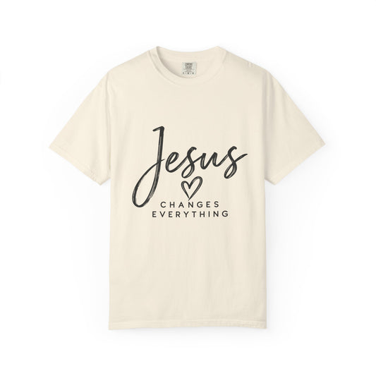 Jesus Changes Everything T-Shirt — Inspirational Christian Tee