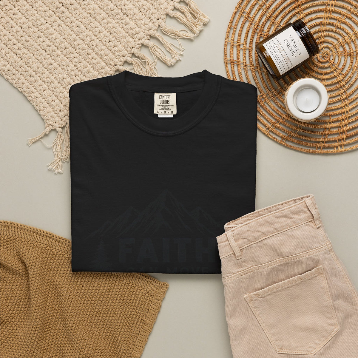 Faith Can Move Mountains T-Shirt — Christian Mountain Graphic Tee