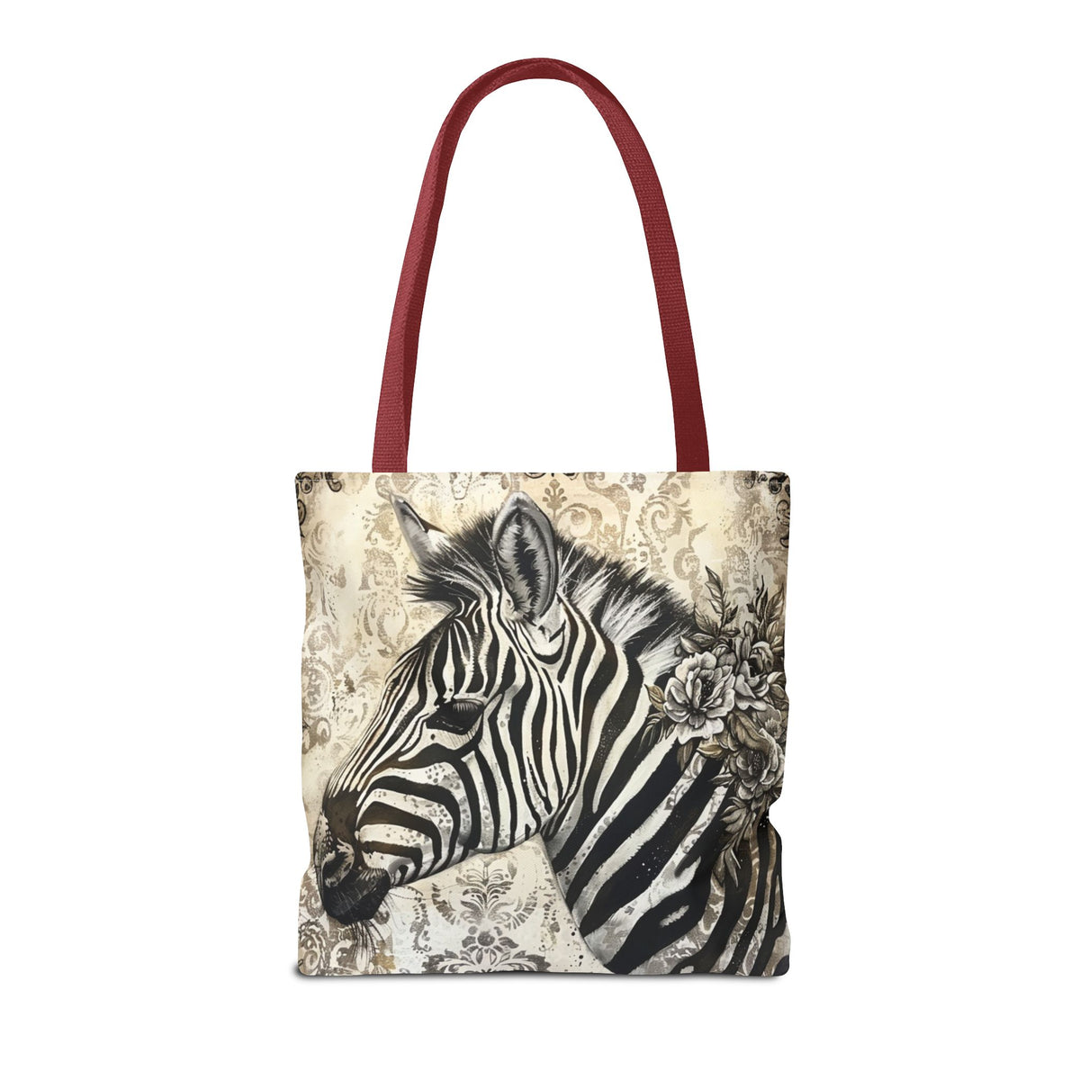 Victorian Style Zebra Tote Bag (AOP)
