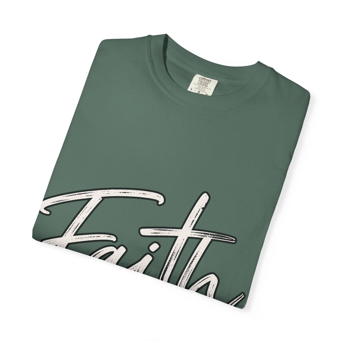 Faith Script T‑Shirt — "With God All Things Are Possible" (Matthew 19:26)