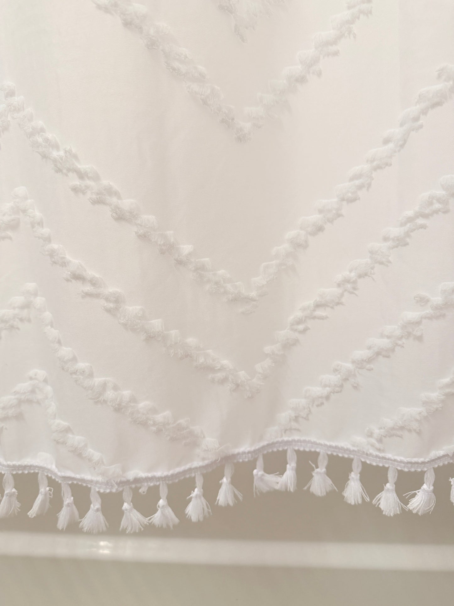 Capri Tufted Shower Curtain
