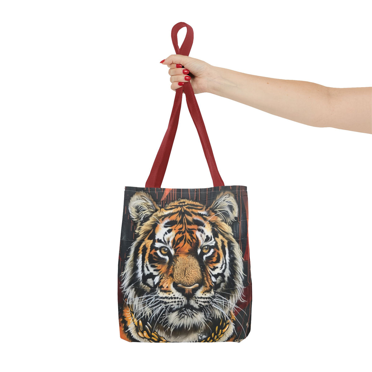 Graffiit Tiger Head  Tote Bag