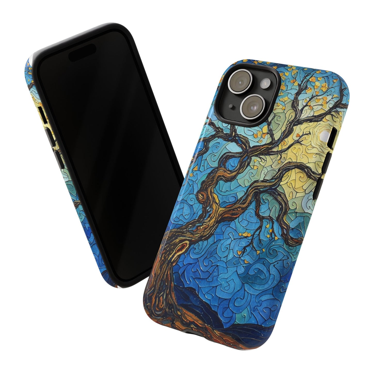Van Gogh Starry Night Walnut Tree Tough Phone Case