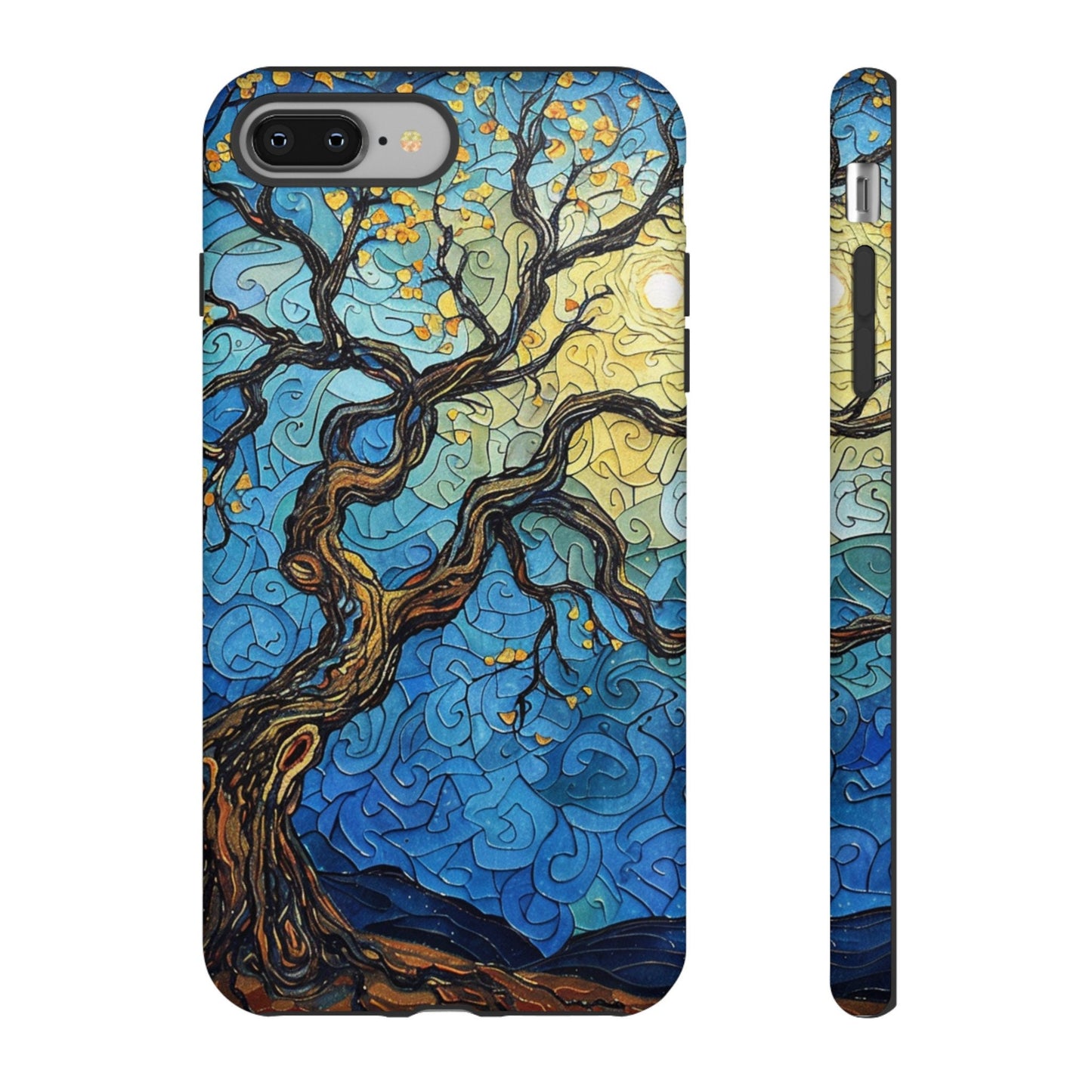 Van Gogh Starry Night Walnut Tree Tough Phone Case