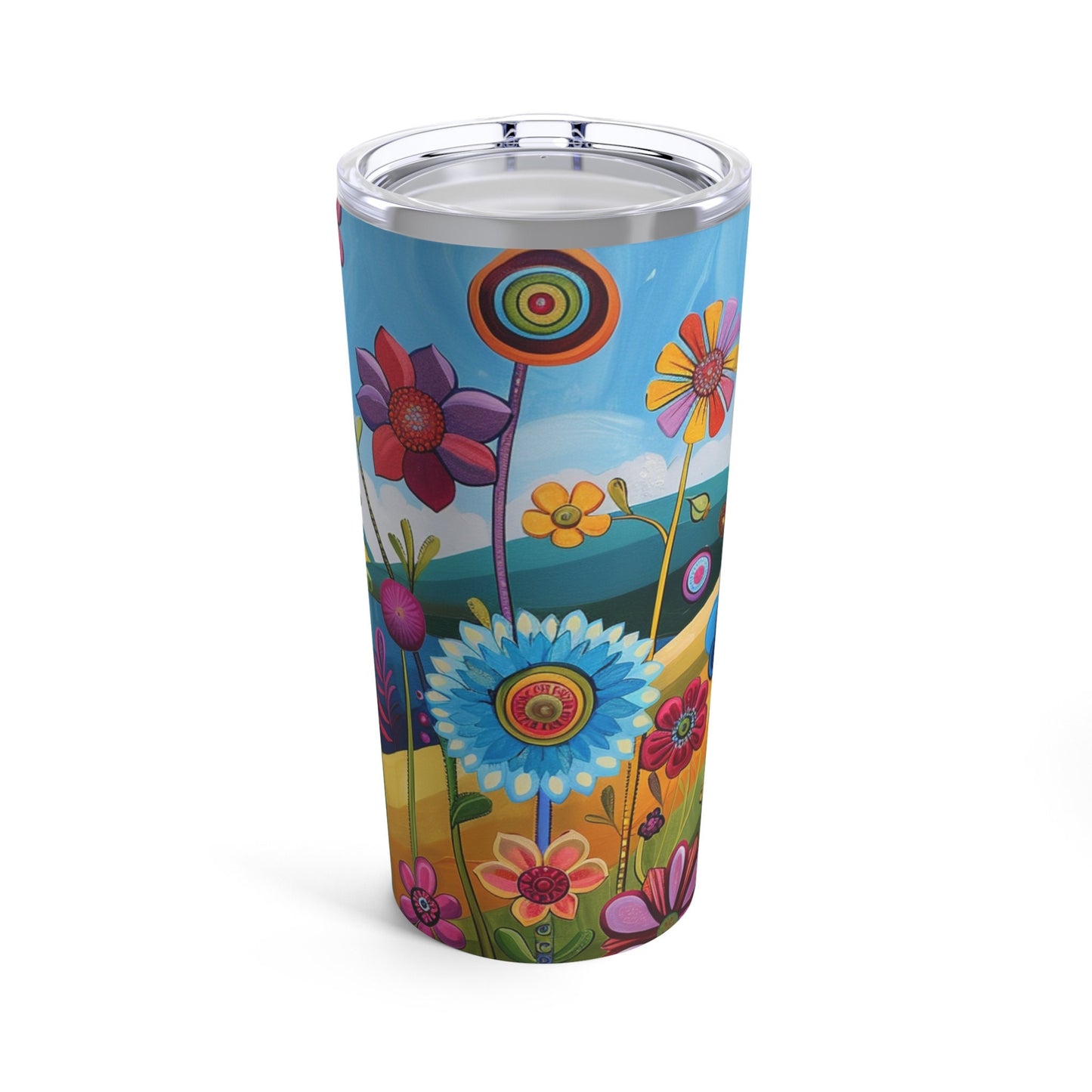 Retro Blooms Tumbler 20oz
