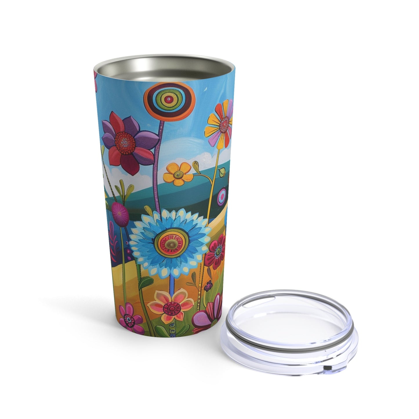 Retro Blooms Tumbler 20oz
