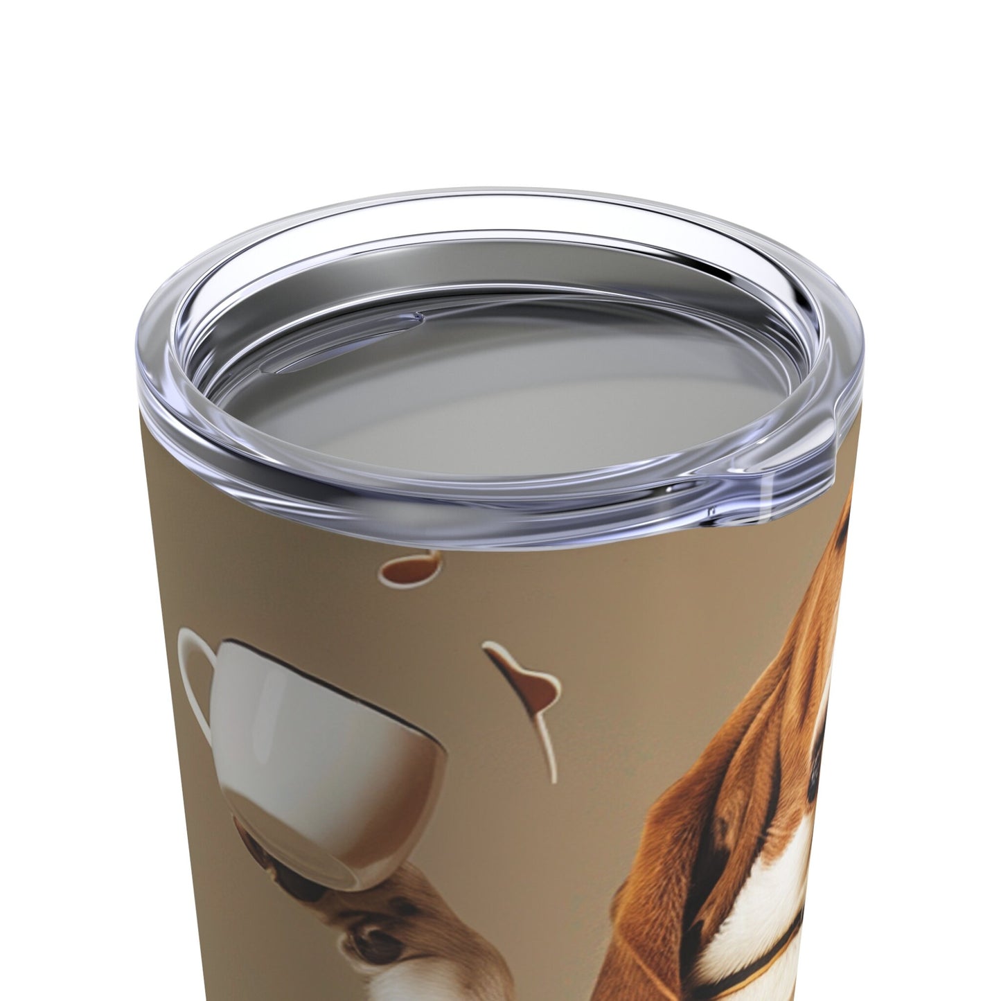 Dancing Basset Hound Tumbler 20oz