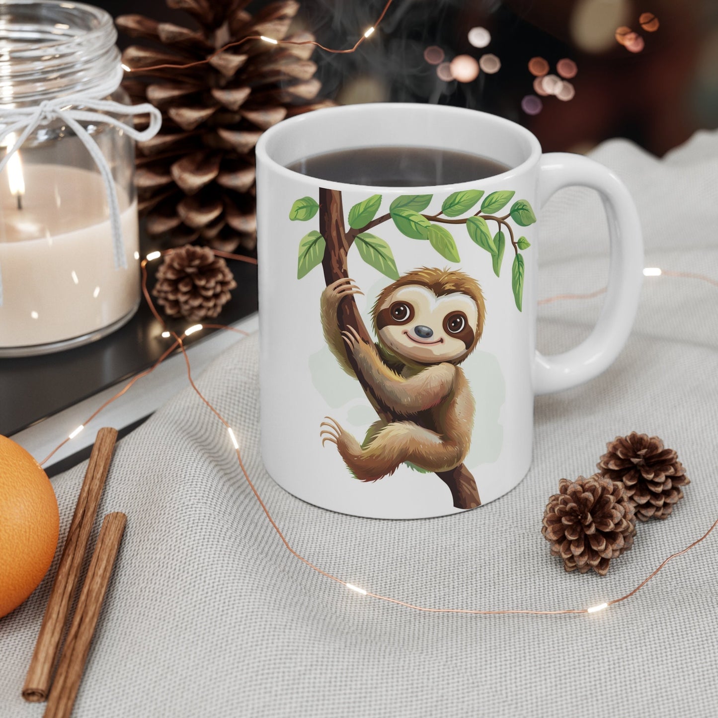 Cartoon Sloth Mug