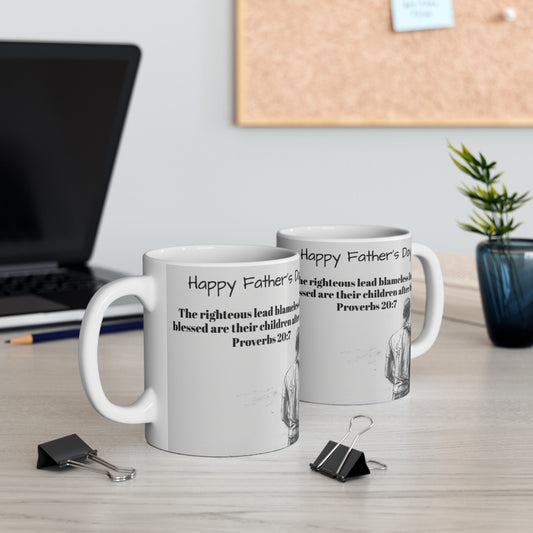 Father's Day Mug - Proverbs 20:7
